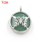 Rose Quartz Butterfly Pendant for Necklace Reiki Jewelry