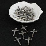 Diyalo 30Pcs Catholic INRI Holy Crucifix Charms Roman Numeral Pendants