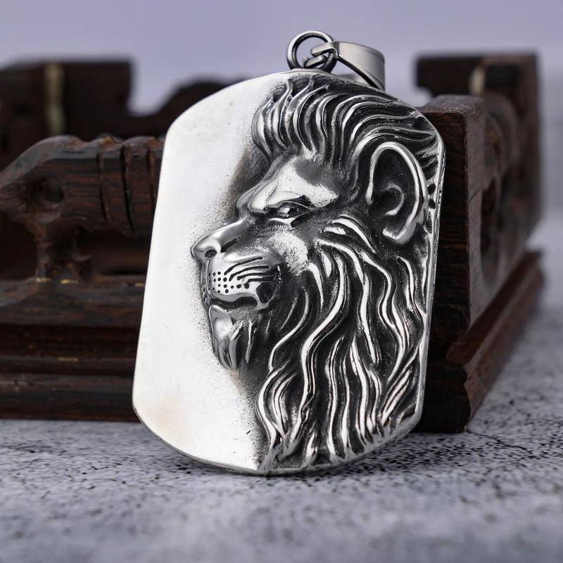 Stainless Steel Lion Men's Pendant Street Accessories Party Gift