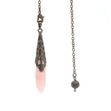 Spirit Pyramid Quartz Pendulum for Dowsing Wicca Divination