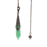Spirit Pyramid Quartz Pendulum for Dowsing Wicca Divination