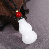Natural Jade Gourd Pendant For Women Mens Hetian Jades Stone