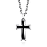 Vintage Religious Cross Necklace Pendant Chain Charm Jewelry