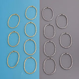 20pcs Oval Shape Charms Silver/Gold Alloy Pendant 21.9*30mm