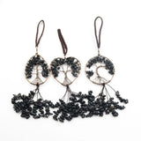 Agate Healing Crystals Rearview Mirror Ornament