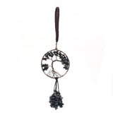 Agate Healing Crystals Rearview Mirror Ornament