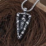 Punk Rock Gothic Skull Pendant Necklace Chain Man Gift