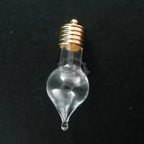 Water Drop Glass Blub Vial Pendant Charm DIY Jewelry Supplies