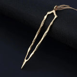 Geometric Suspension Pendant Long Necklace Vintage Jewelry for Women