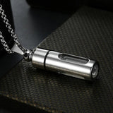 Clear Tube Perfume Bottle Necklace Diffuser Necklace Pendant Perfume Necklace
