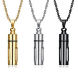 Clear Tube Perfume Bottle Necklace Diffuser Necklace Pendant Perfume Necklace