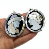 Abalone Shell Stitching Pendant for DIY Jewelry Making