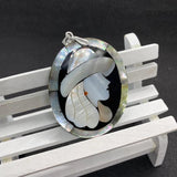 Abalone Shell Stitching Pendant for DIY Jewelry Making