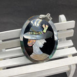 Abalone Shell Stitching Pendant for DIY Jewelry Making
