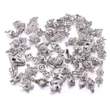 10PCS DIY Mixed Pearl Cage Locket Necklaces Aroma Diffuser Charm Necklace