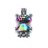 10PCS DIY Mixed Pearl Cage Locket Necklaces Aroma Diffuser Charm Necklace