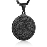 Vintage Silver Necklace Pendant Men Women 22 Inch Chain Charm Jewelry