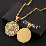 Vintage Silver Necklace Pendant Men Women 22 Inch Chain Charm Jewelry
