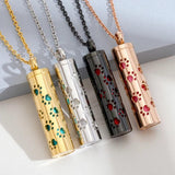 Ubelieve Stainless Steel Aromatherapy Pendant Necklace