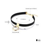 Sexy Velvet Chokers Necklaces Personalized Flannelette Collar Ladies Neck Chain