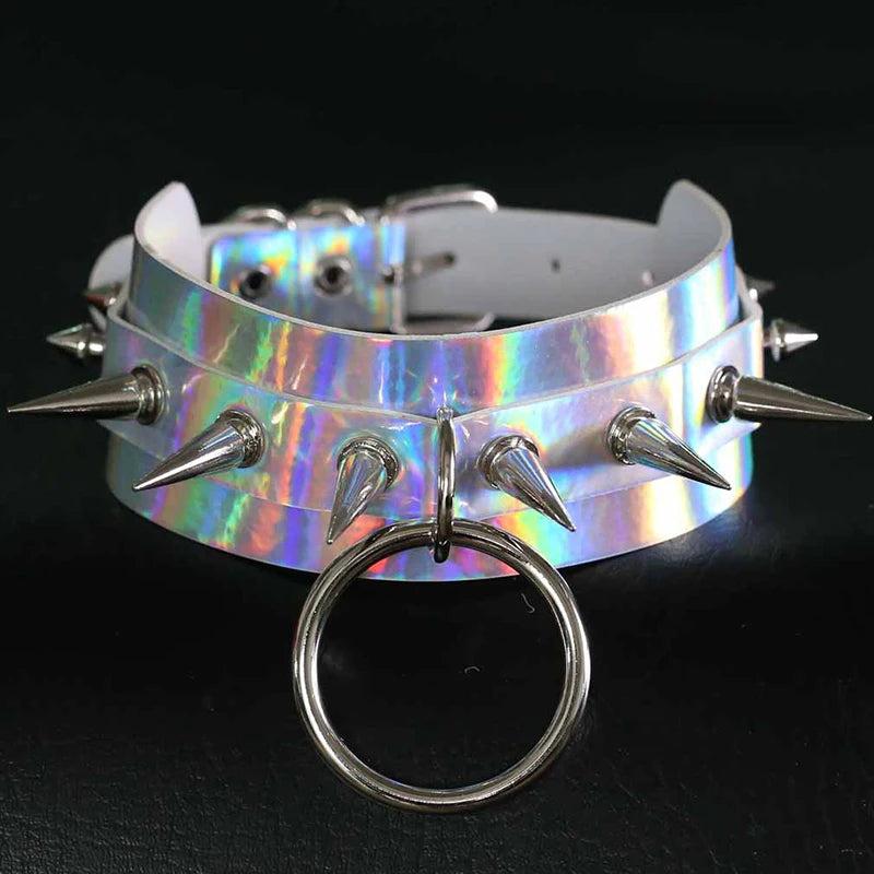 Exaggerated Clavicle Necklace Gothic Jewelry Punk Choker for Men Women