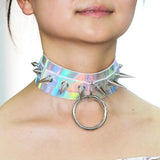 Exaggerated Clavicle Necklace Gothic Jewelry Punk Choker for Men Women