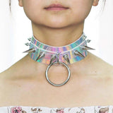 Exaggerated Clavicle Necklace Gothic Jewelry Punk Choker for Men Women