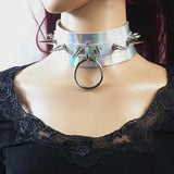 Exaggerated Clavicle Necklace Gothic Jewelry Punk Choker for Men Women