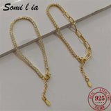 S925 Sterling Silver Yellow Bracelet for Women