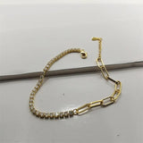 S925 Sterling Silver Yellow Bracelet for Women