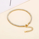 S925 Sterling Silver Yellow Bracelet for Women