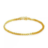 S925 Sterling Silver Yellow Bracelet for Women