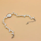 925 Silver Freshwater Pearl Bracelet Purple Baroque Gift Women