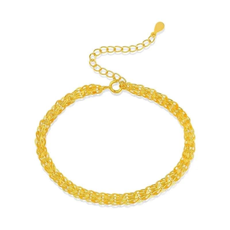 925 Silver Plated Phoenix Tail Bracelet Women Gift Hand Jewelry