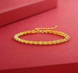 925 Silver Plated Phoenix Tail Bracelet Women Gift Hand Jewelry