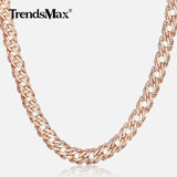 5mm Rose Bismark Link Chain Women's Necklace GN452