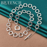 925 Silver Round Chain Necklace for Women Elegant High Jewelry
