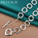 925 Silver Round Chain Necklace for Women Elegant High Jewelry