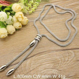 Romantic Silver Chain Necklace For Women