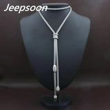 Romantic Silver Chain Necklace For Women