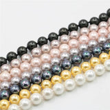 10MM Sea Shell Pearl Necklace 18'' DIY Hand Jewelry Making