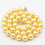 10MM Sea Shell Pearl Necklace 18'' DIY Hand Jewelry Making