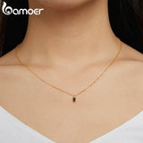 Green Zircon Pendant Necklace for Women