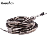 Ropuhov Snake Exaggerated Winding Neck Chain Metal Necklace