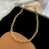316L Stainless Steel Thick Chain Set Wedding Jewelry