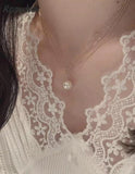 Ropuhov Pearl Necklace Korea Sense Neck Chain Clavicle Accessories Woman