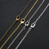 10pcs Antique Bronze 3mm Chain Necklace Lobster Clasp Jewelry Making Findings