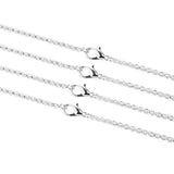 10pcs Antique Bronze 3mm Chain Necklace Lobster Clasp Jewelry Making Findings