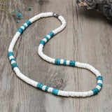 Bohemian Surfer Necklace Men's Natural Shell Tribal Jewelry