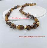 Baroque Freshwater Pearl Necklace Indian Agate Beads Charm Female